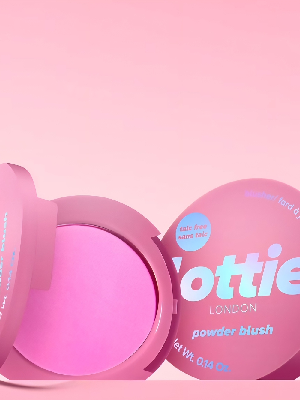 Lottie London Powder Blush - Soft Bright Pink